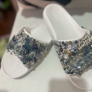 CROCS White Sole Sandals